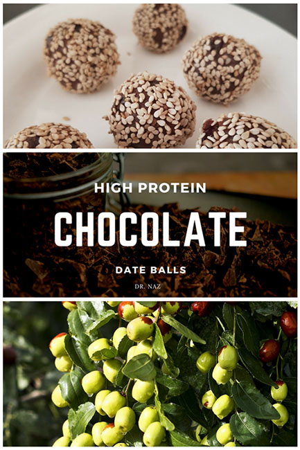 High Protein Chocolate Date Balls